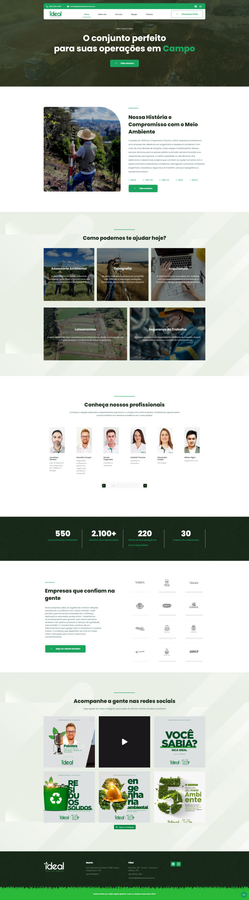 Plataforma da Ideal Assessoria desenvolvida pela Verum Web